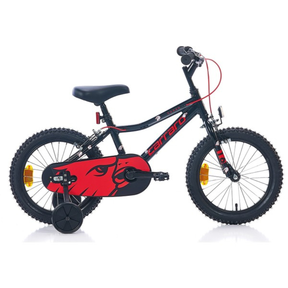 Carraro Red Eagle 16 Jant Hafif Aluminyum Çocuk Bisikleti Siyah Kırmızı Çocuk Bisikletleri Fiyatı