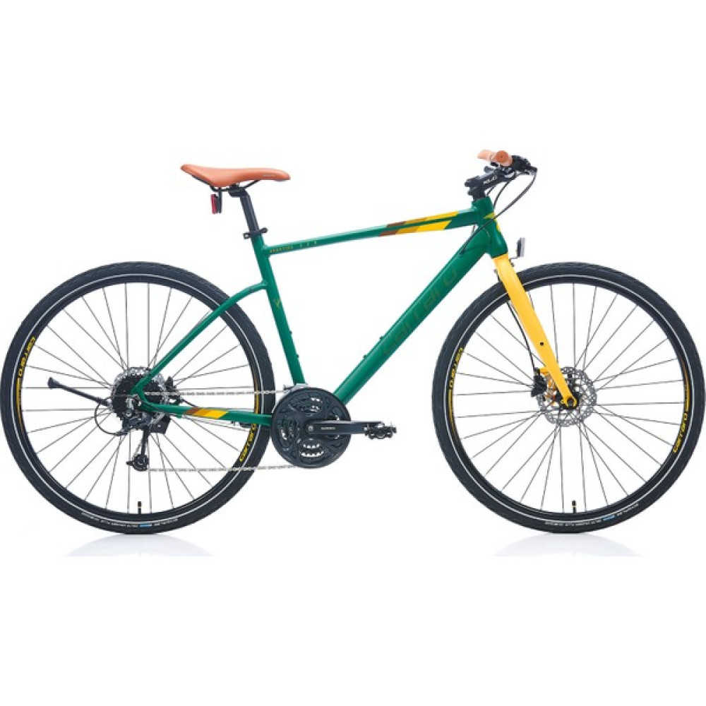 Carraro Sportive 328 480H 28" 27-V Hd Mat Koyu Yeşil-Sarı-Kahverengi Trekking Bisikleti Şehir & Gezi Bisikletleri Fiyatı