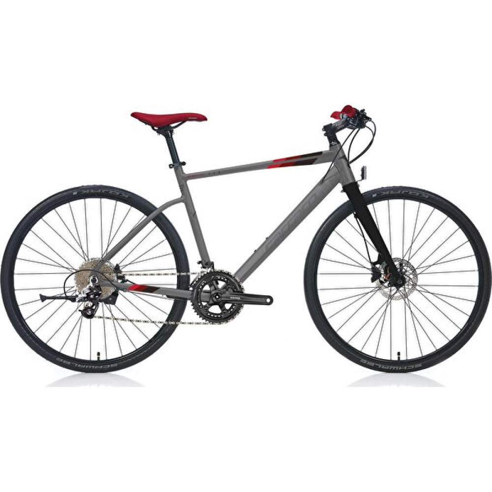 Carraro Sportive 350 520H 28" 22-V Hd Mat Antrasit-Siyah-Kırmızı Trekking Bisikleti Dağ Bisikletleri Fiyatı