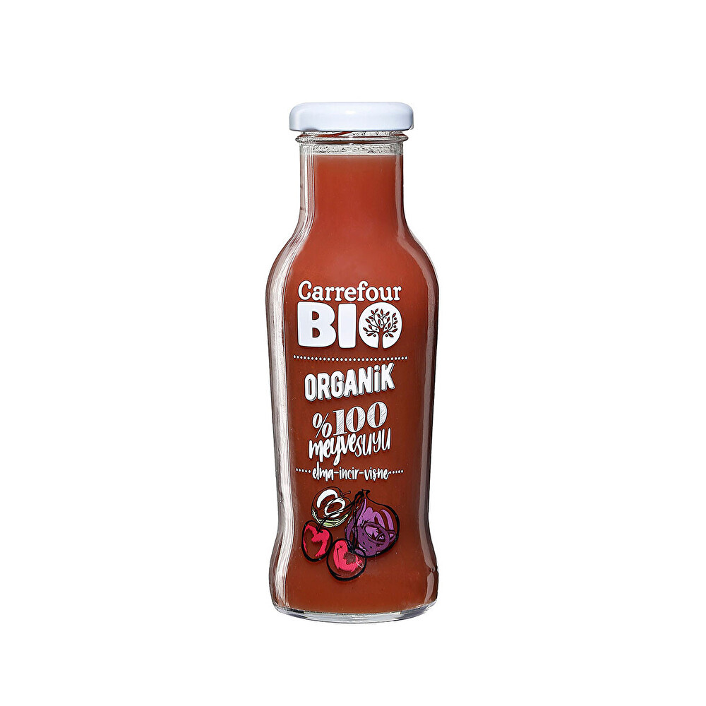 Carrefour Bio Organik Elma İncir Vişne Suyu 250 ml Limonata ve Meyve suyu Fiyatı