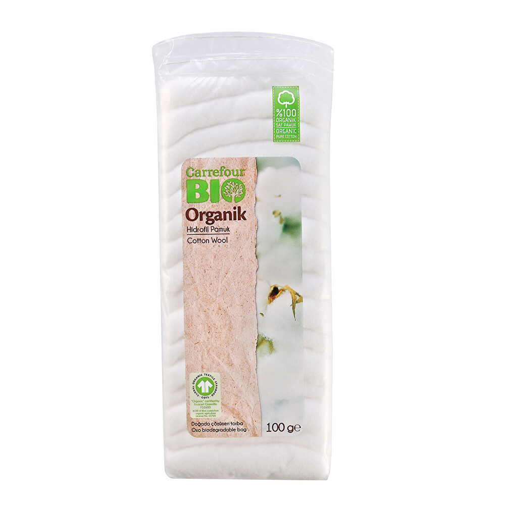 Carrefour Bio Organik Hidrofil Pamuk 100 Gr Makyaj Ürünleri Fiyatı