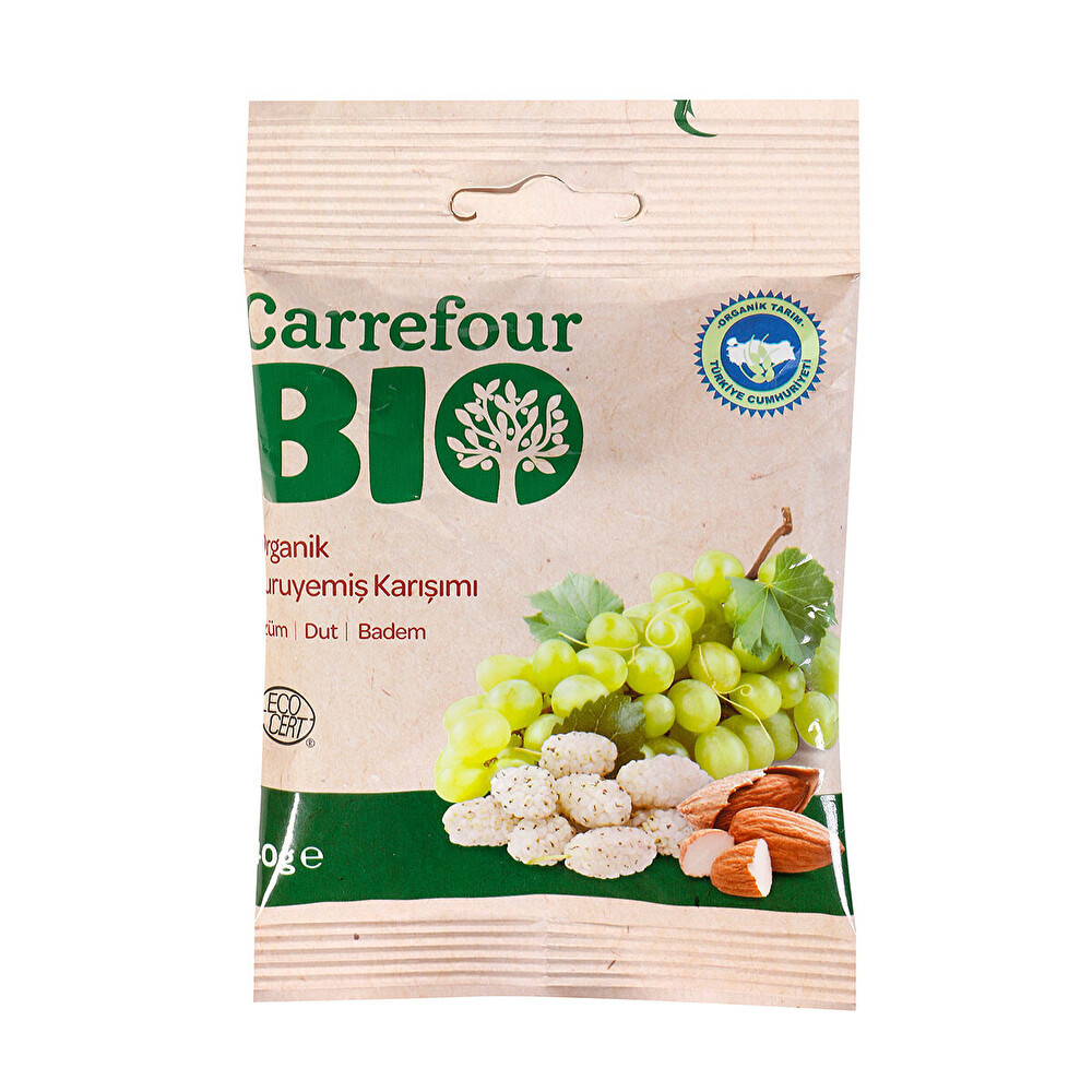 Carrefour Bio Organik Üzüm Badem Dut 40 G Organik Ürünler Fiyatı