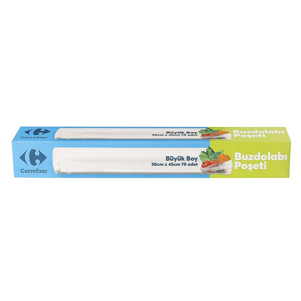 Carrefour Büyük Boy Buzdolabı Poşeti 70'li 30x45cm Buzdolabı Poşeti Fiyatı