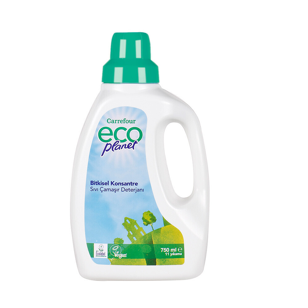 Carrefour Eco Planet Bitkisel Konsantre Sıvı Çamaşır Deterjanı 750 ml Çamaşır Deterjanı Fiyatı