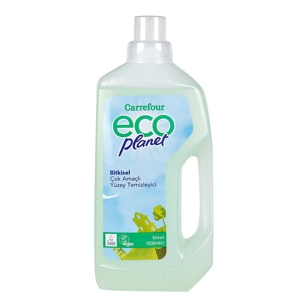 Carrefour Eco Planet Bitkisel Sirkeli Çok Amaçlı Yüzey Temizleyici 1000 Ml Parlatıcı ve Temizleyiciler Fiyatı