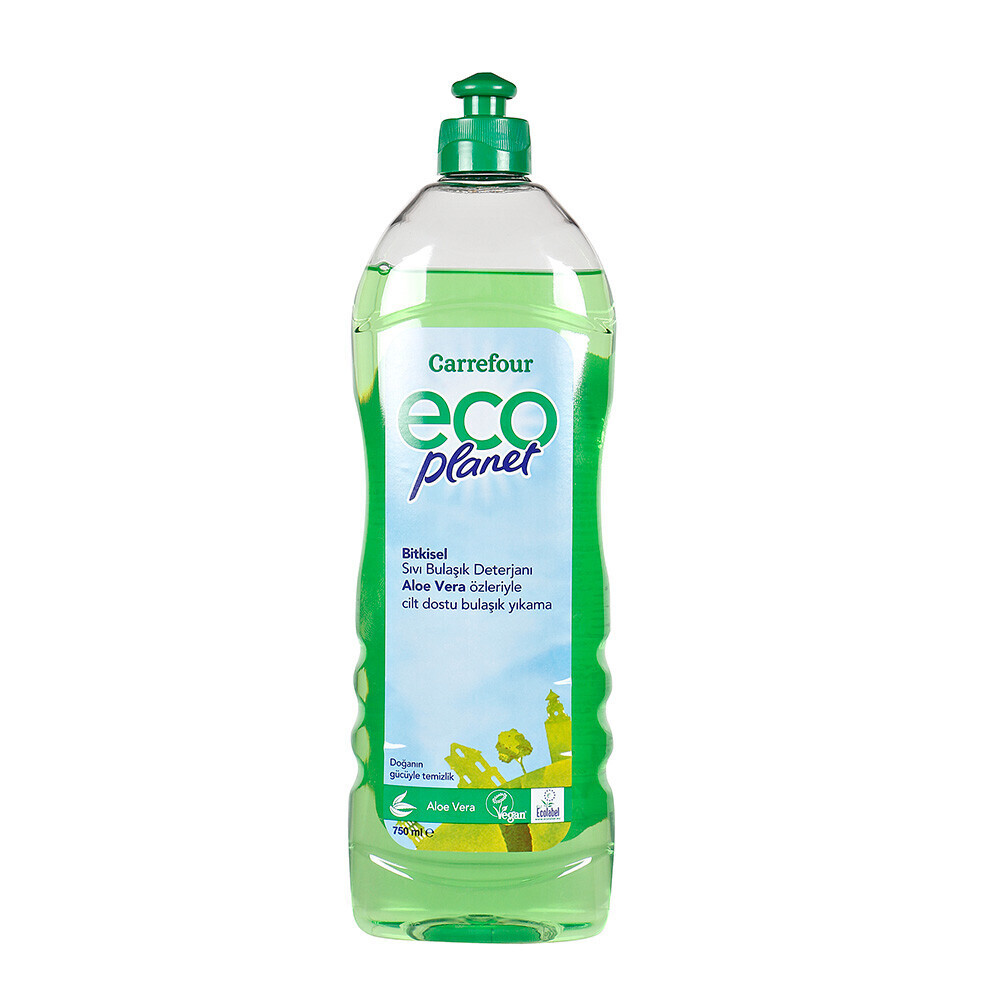 Carrefour Eco Planet Bitkisel Sıvı Bulaşık Deterjanı Aloe Vera 750 ml Bulaşık Yıkama Fiyatı