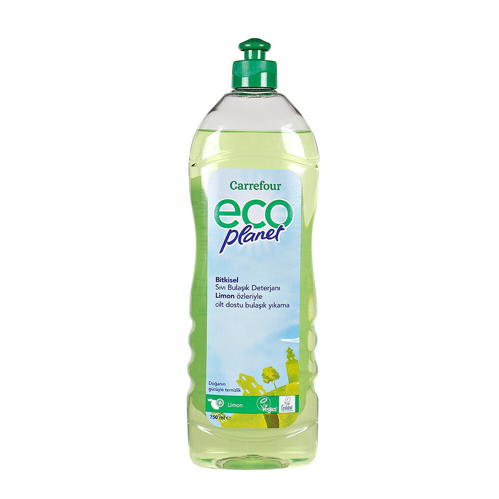 Carrefour Eco Planet Bitkisel Sıvı Bulaşık Deterjanı Limon 750 ml Bulaşık Yıkama Fiyatı