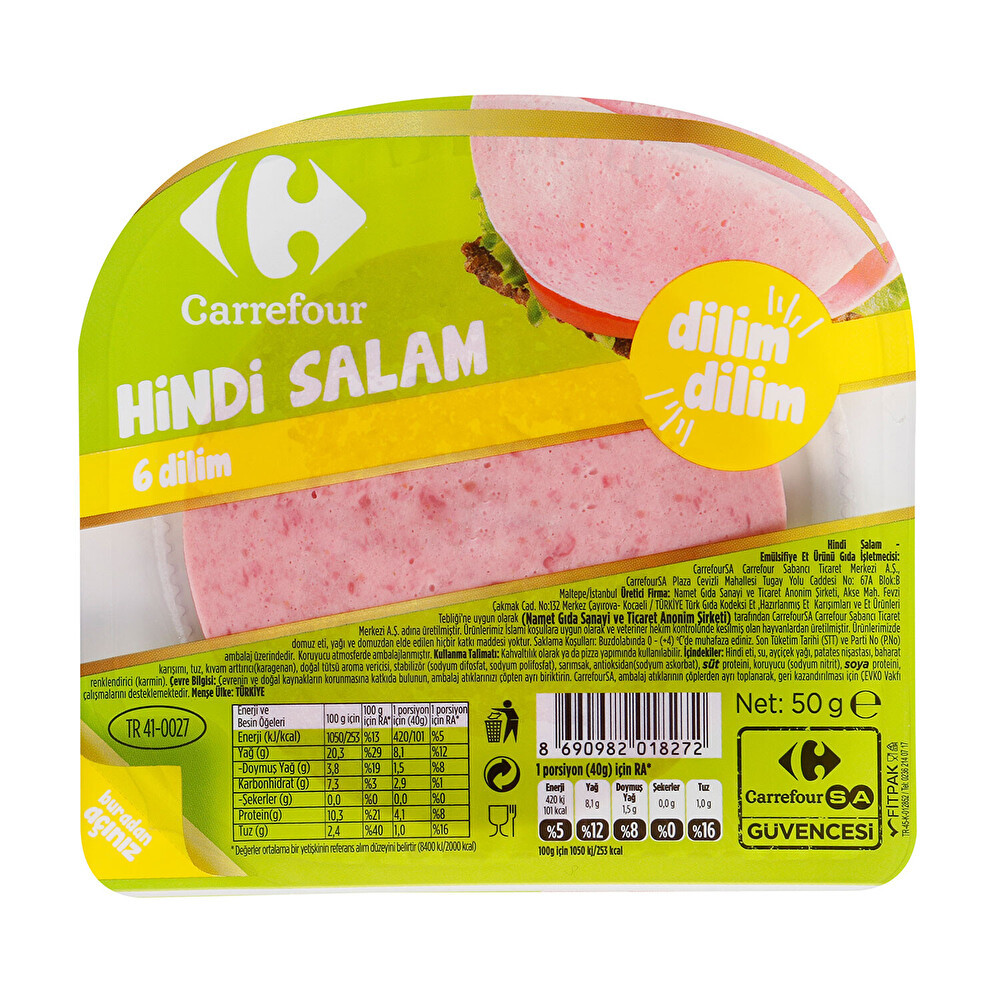Carrefour Hindi Salam 50 G Şarküteri Fiyatı