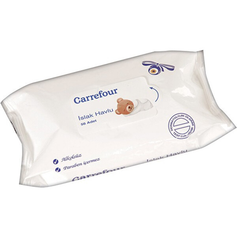Carrefour Islak Havlu 56'lı Bebek Bakım Fiyatı