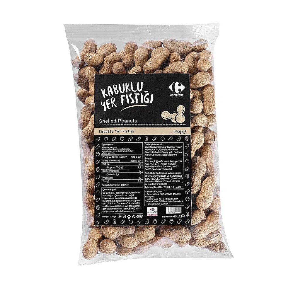 Carrefour Kabuklu Yer Fıstığı 400 Gr Kuruyemiş Fiyatı