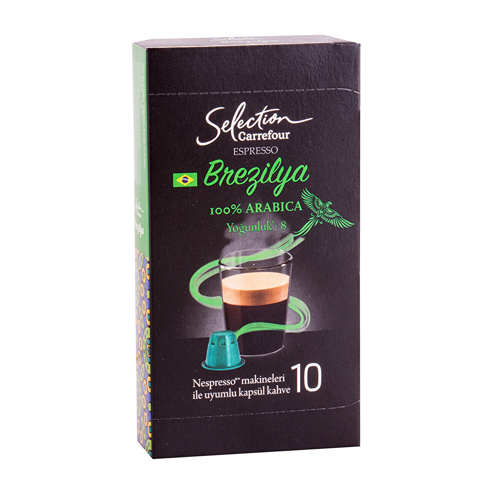 Carrefour Selection Espresso Brezilya 10x5,6 G Kahve Fiyatı