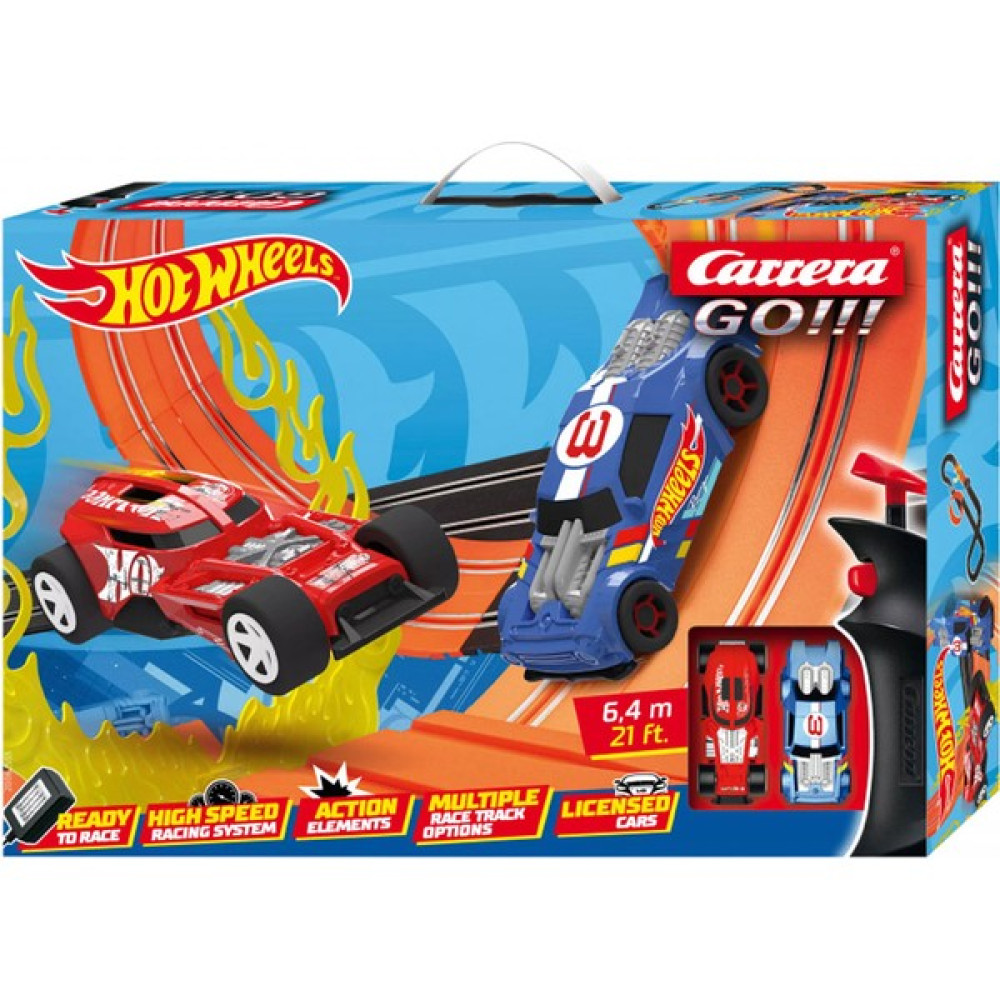 Carrera Go Hot Wheels 6.2 M 62553 - Renkli Oyuncak Araç Fiyatı
