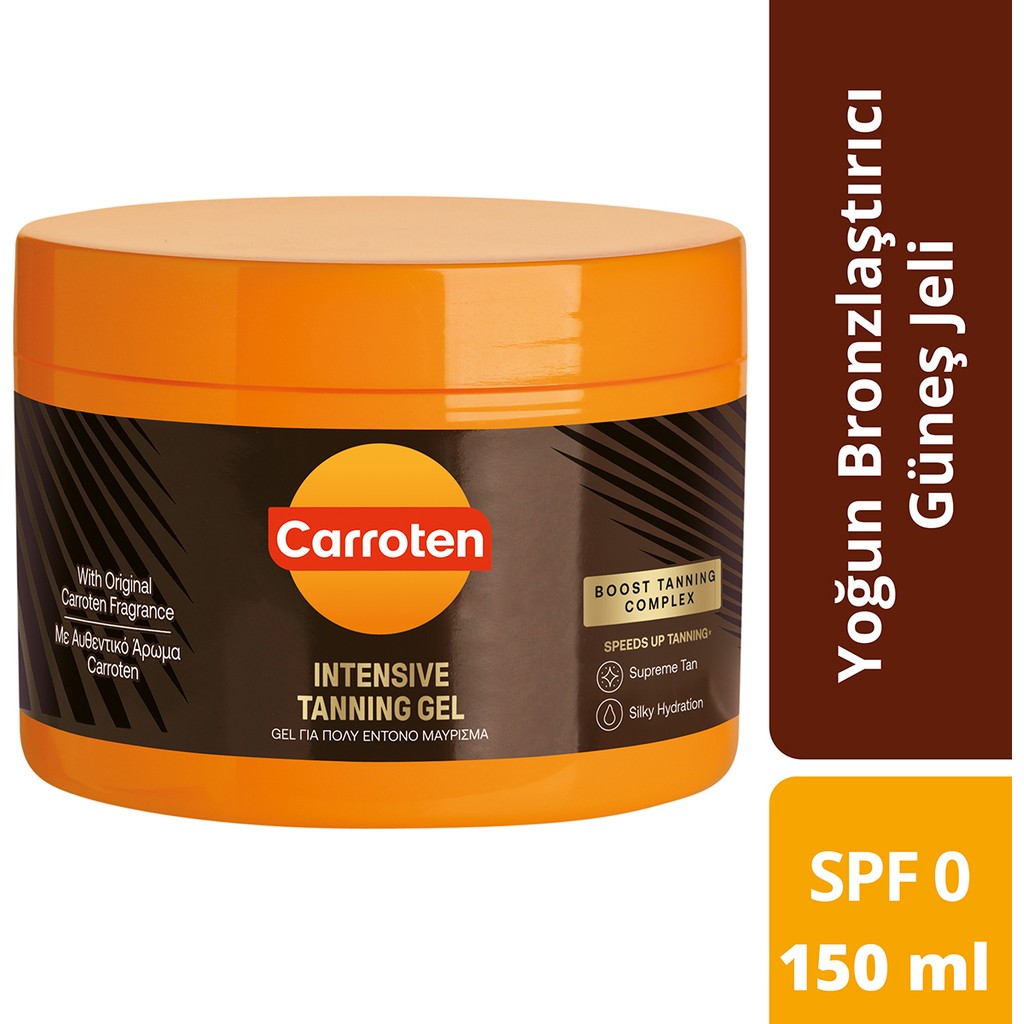 Carroten 150 ml Yoğun Bronzlaştırıcı Güneş Jeli Hızlı Bronzlaşma İçin Özel Formül Diğer Fiyatı