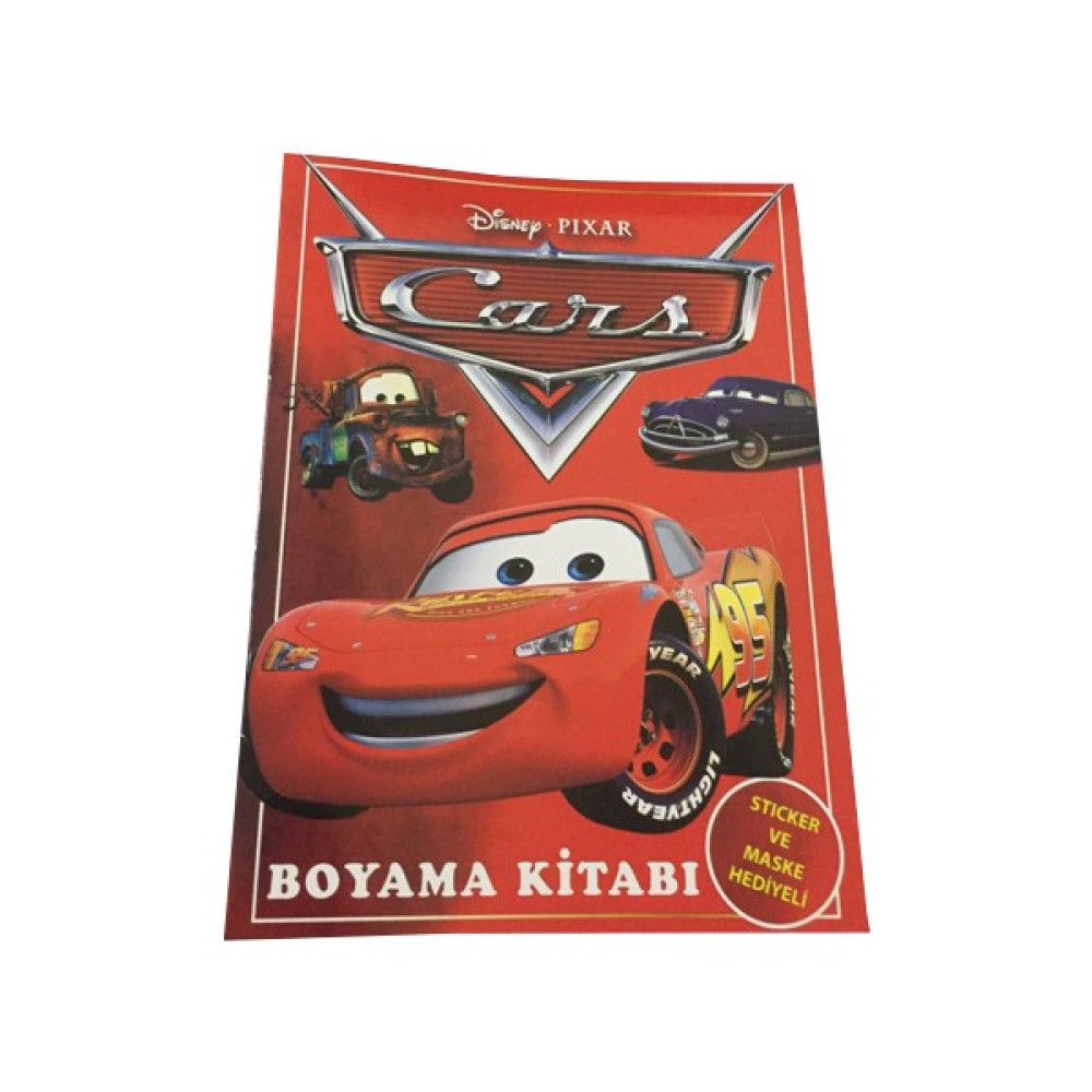 Cars Boyama Kitabı + Stıcker + Maske 1 Adet Aktivite & Eğitici Kitaplar Fiyatı