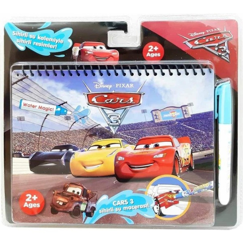 Cars (Şimşek Mcqueen) Temalı Sihirli Boyama Kitabı Water Magic - Renkli Bebek Oyuncakları Fiyatı