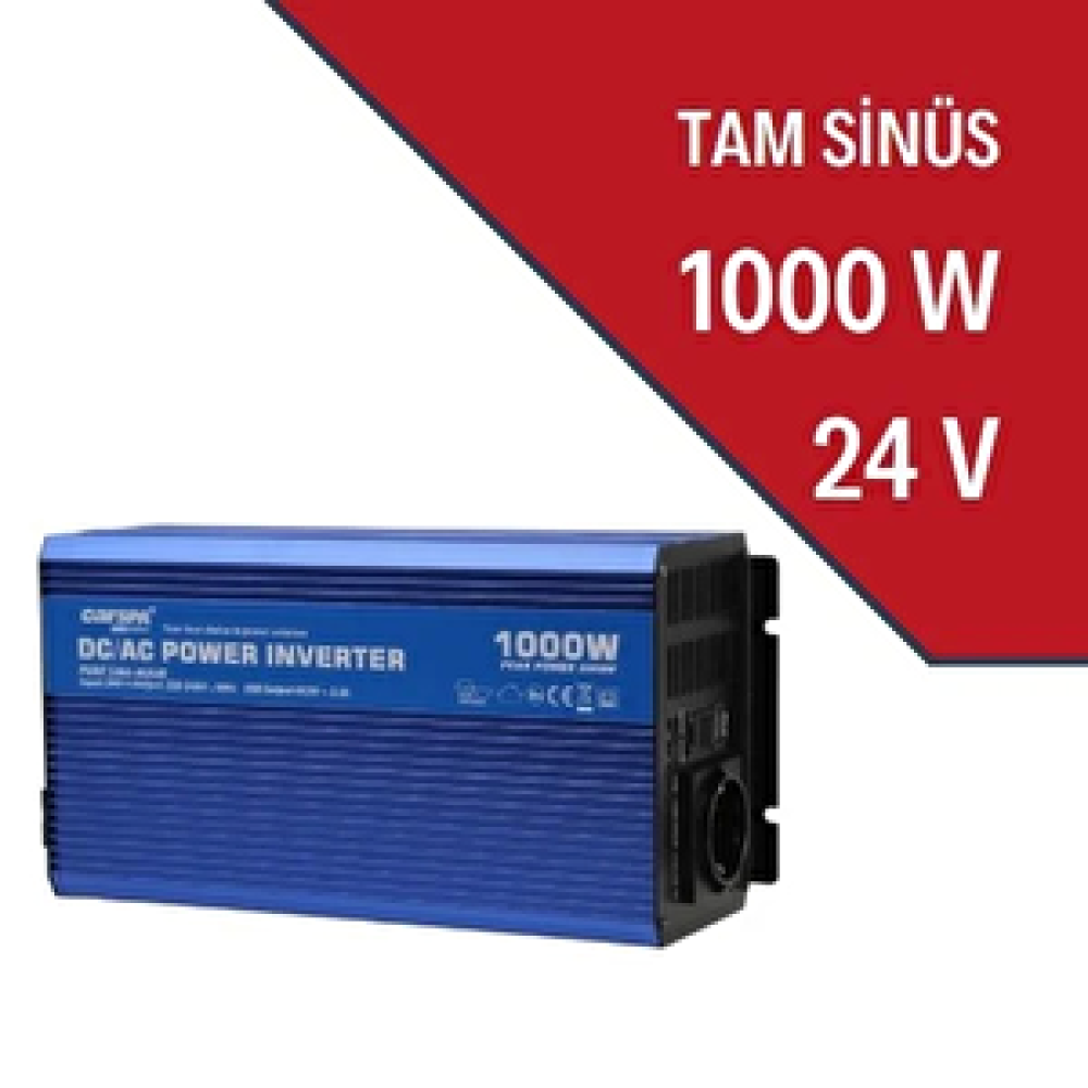 Carspa 1000w 24v Tam Sinüs İnverter Elektrik ve Aydınlatma Fiyatı