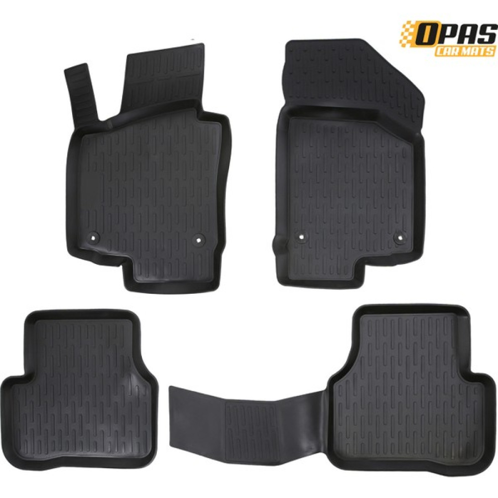 Carspec Volkswagen Passat B7 2011-2014 Arası 3D Havuzlu Paspas - Siyah Oto Paspas Fiyatı
