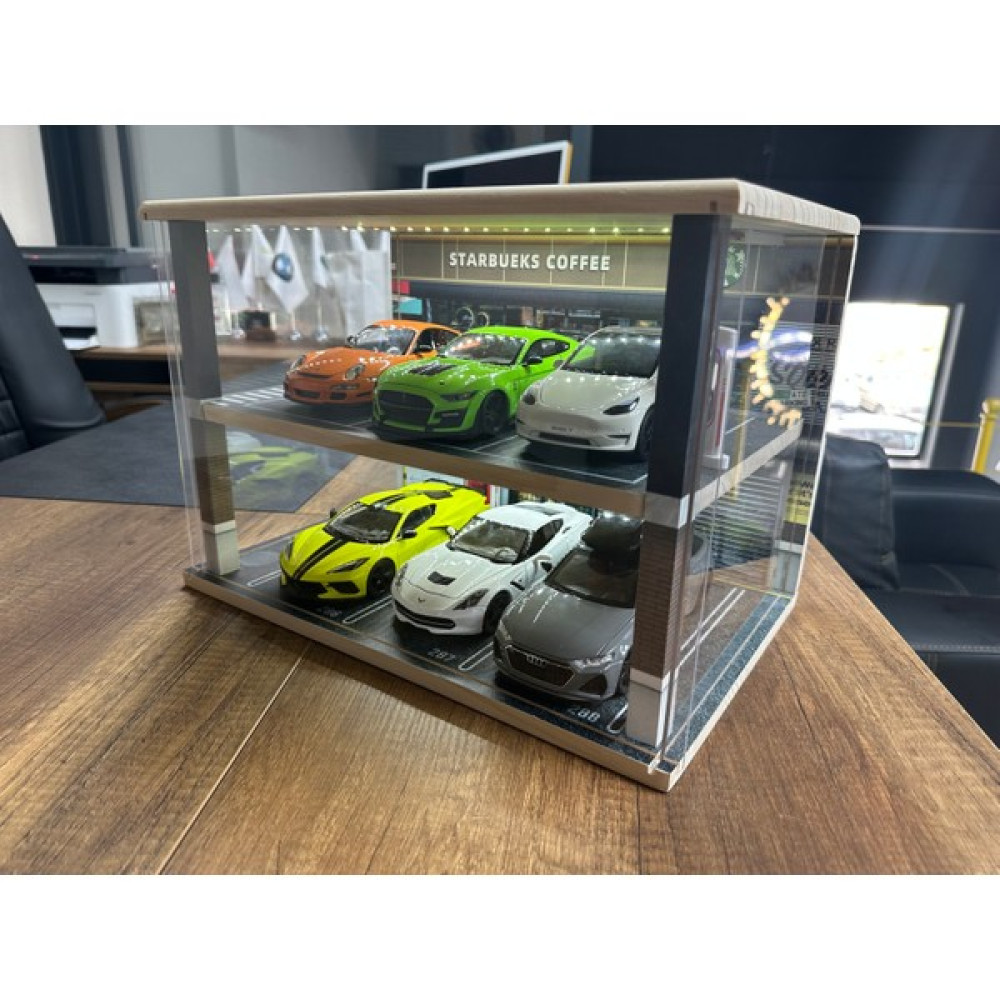 Carstore Diorama 2 Katlı 1:24 Otopark LED Isıklı (Araclar Dahil Degildir) Oyuncak Araç Fiyatı