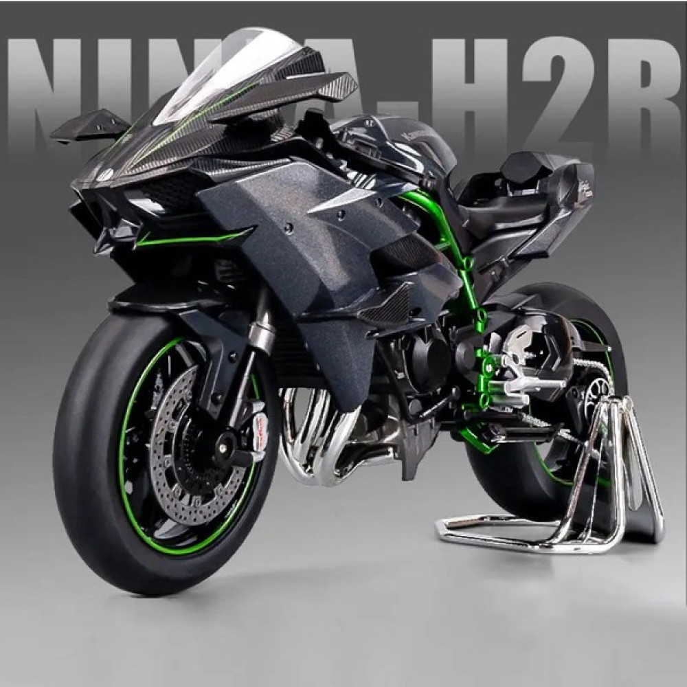 Carstore Kawasaki Ninja H2R 1:9 Model Maket Motor Siyah Oyuncak Araç Fiyatı