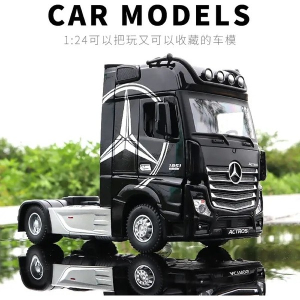Carstore Mercedes Tır Kamyon Actros 1:24 Model Maket Araba Siyah Oyuncak Araç Fiyatı