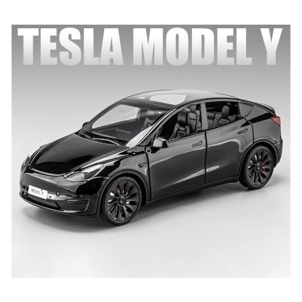Carstore Tesla Model Y 1:24 Birebir Siyah Isikli Maket Model Araba Oyuncak Araç Fiyatı