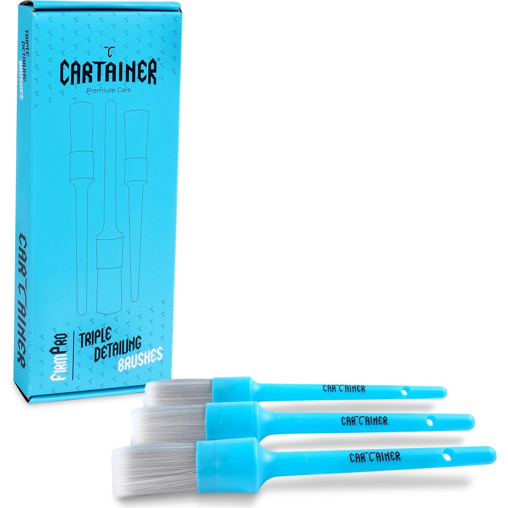 Cartainer Firmpro Turkuaz Üçlü Sentetik Fırça Seti Diğer Fiyatı