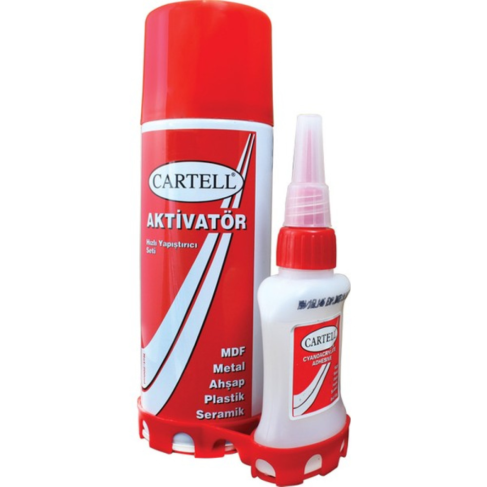 Cartell Hızlı Yapıştırıcı Seti (Aktivatör) 200 ml Oto Boyaları Fiyatı