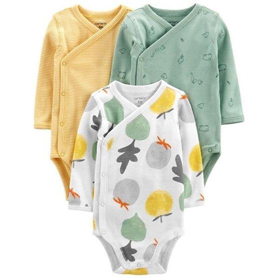 Carter's 1L782610 Asortili Kız Bebek Layette 3'lü Body Bebek Body Fiyatı