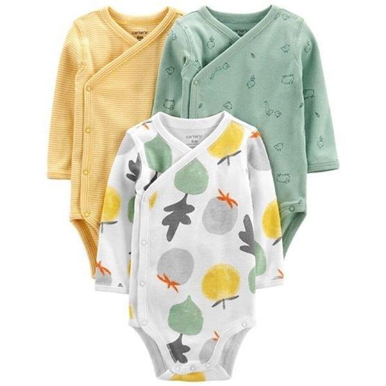 Carter's 1L782610 Asortili Kız Bebek Layette 3'lü Body
