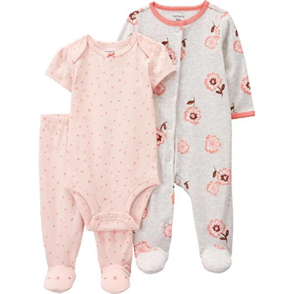 Carter's Kız Bebek Tulumlu Set Pembe Bebek Giysi Takım Fiyatı