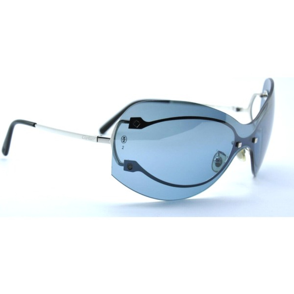 Cartıer Pasha Sunglasses Blue 134 15 110 Unisex Güneş Gözlükleri Fiyatı