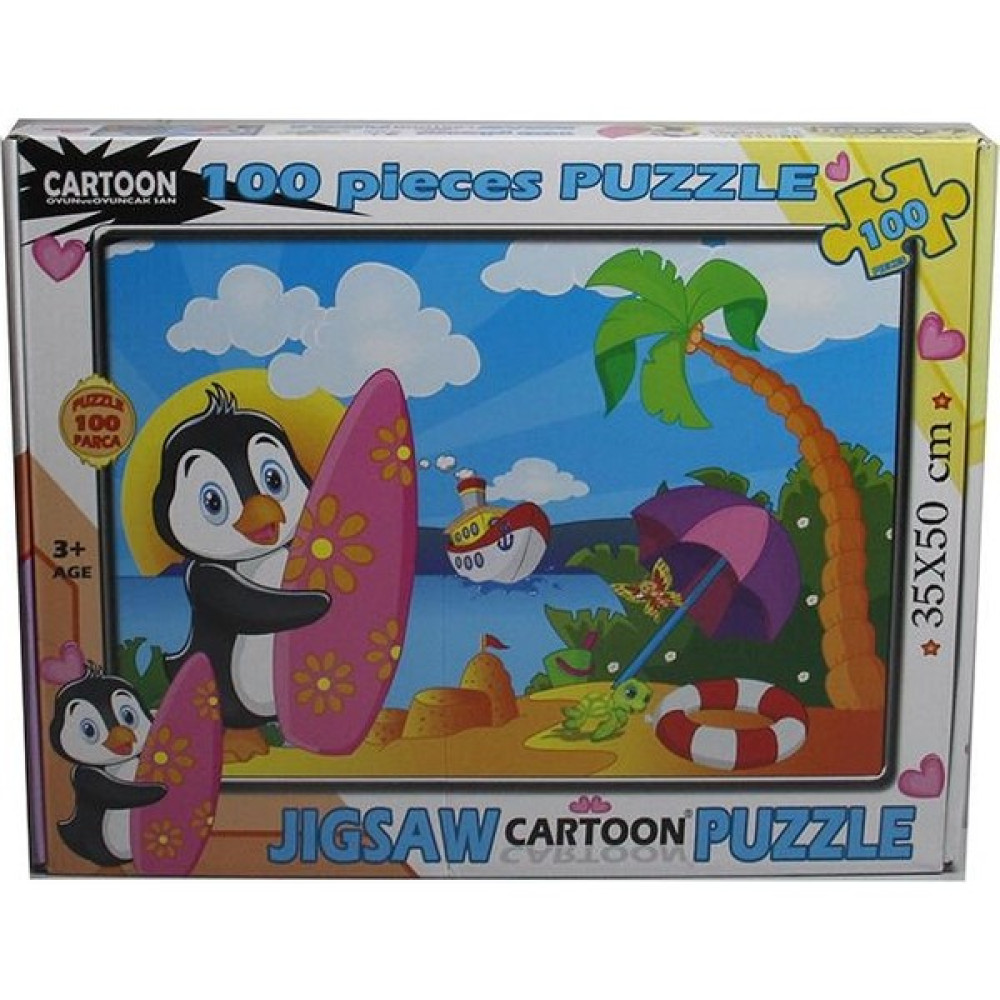 Cartoon 100 Parça Puzzle Puzzle & Aksesuarları Fiyatı