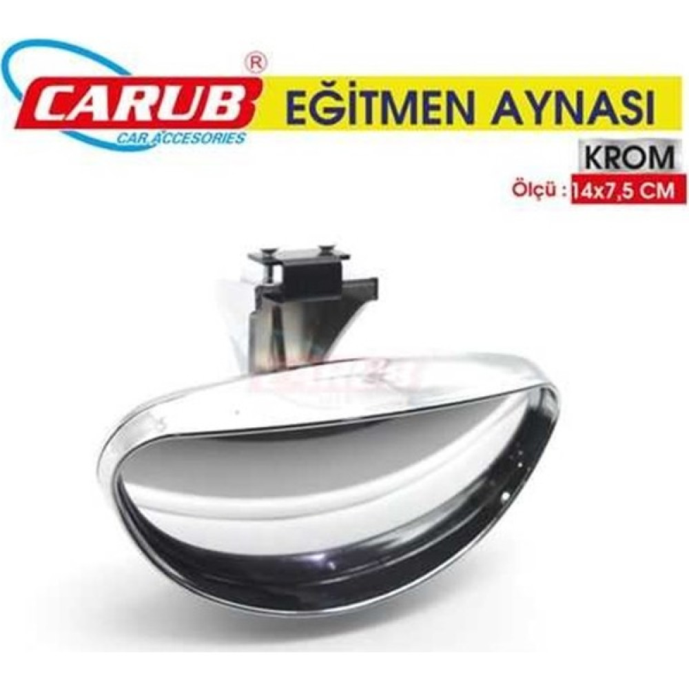 Carub Dıs Dikiz İlave Ayna Sürücü Kursu Egitmen Aynası Krom 14X7.5 Bebek İzleme Aynası Fiyatı