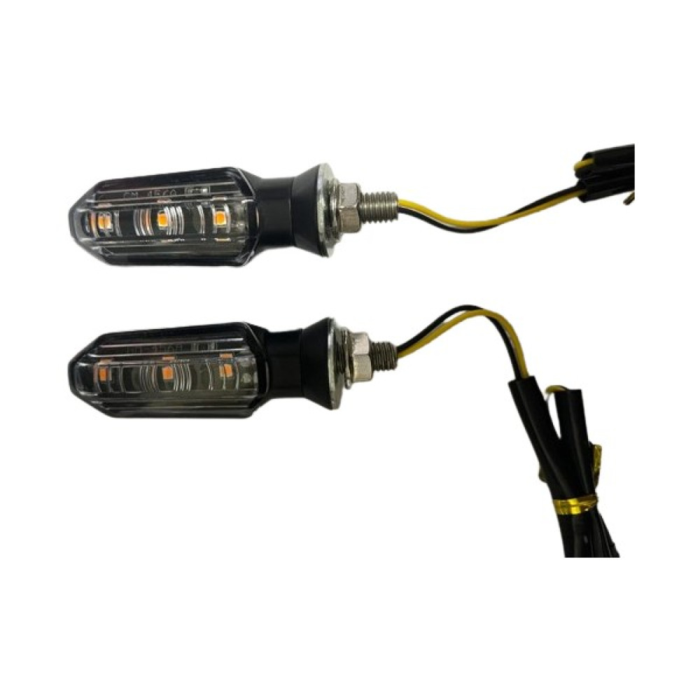 Carub Motosiklet Sinyal Lamba Üniversal 12V Beyaz Cam Sarı LED 2'li Motorsiklet Lambaları Fiyatı