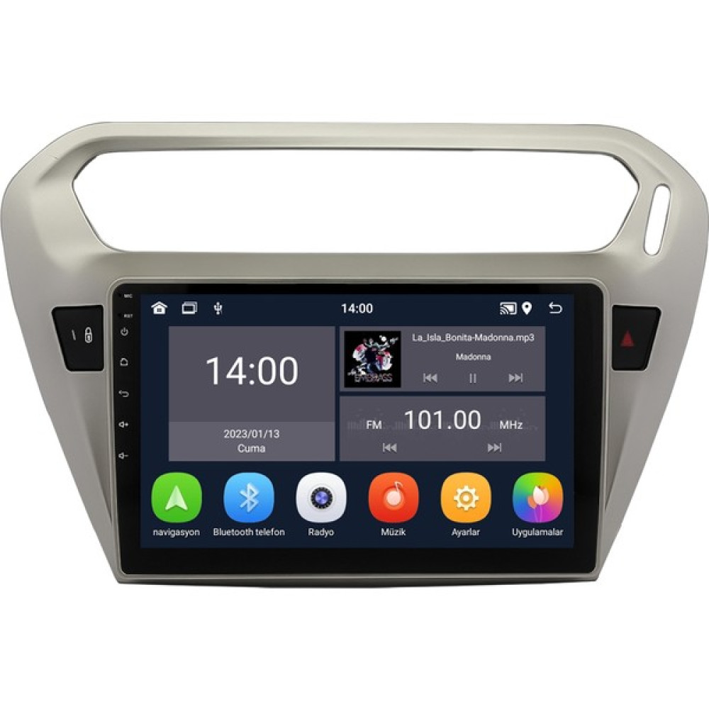 Carvocal Citroen C-Elysee Android Multimedya Sistemi (2012-2020) Oto Görüntü Sistemleri Fiyatı