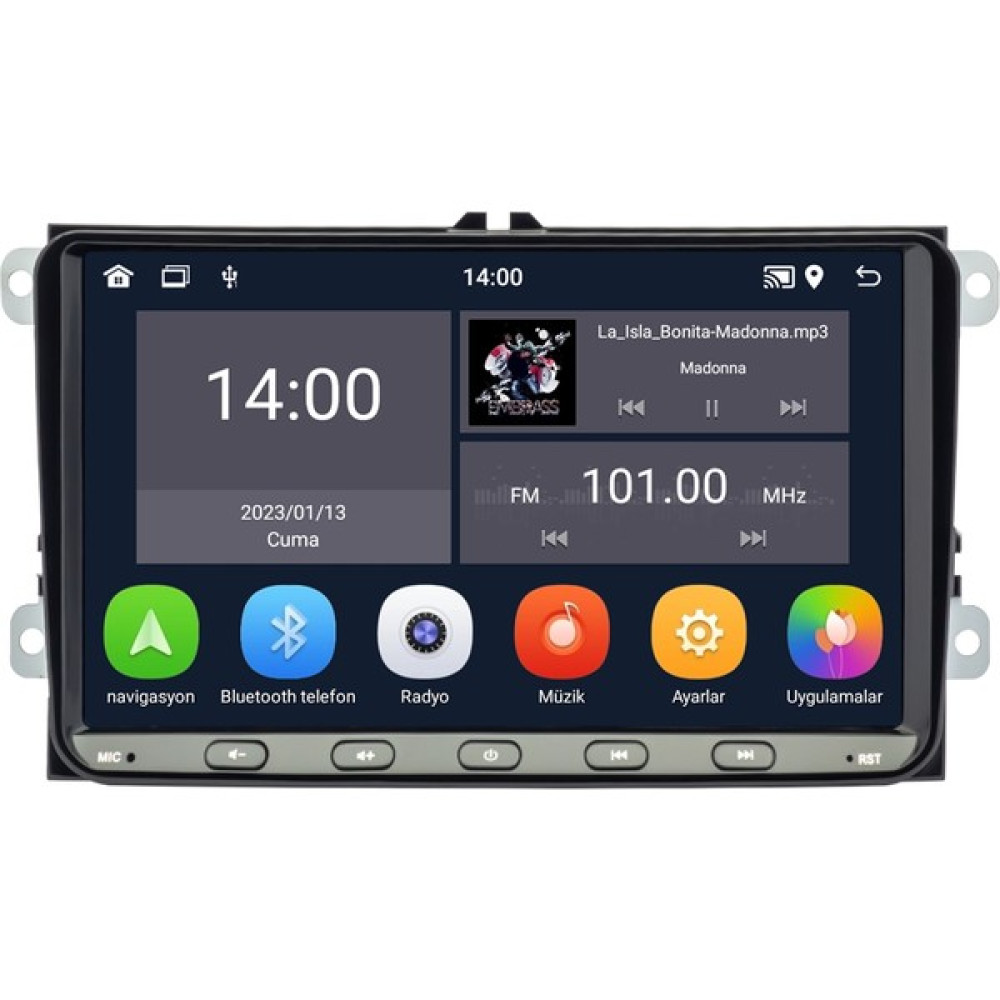 Carvocal Volkswagen Caddy Android Multimedya Sistemi (2004-2019) Oto Görüntü Sistemleri Fiyatı