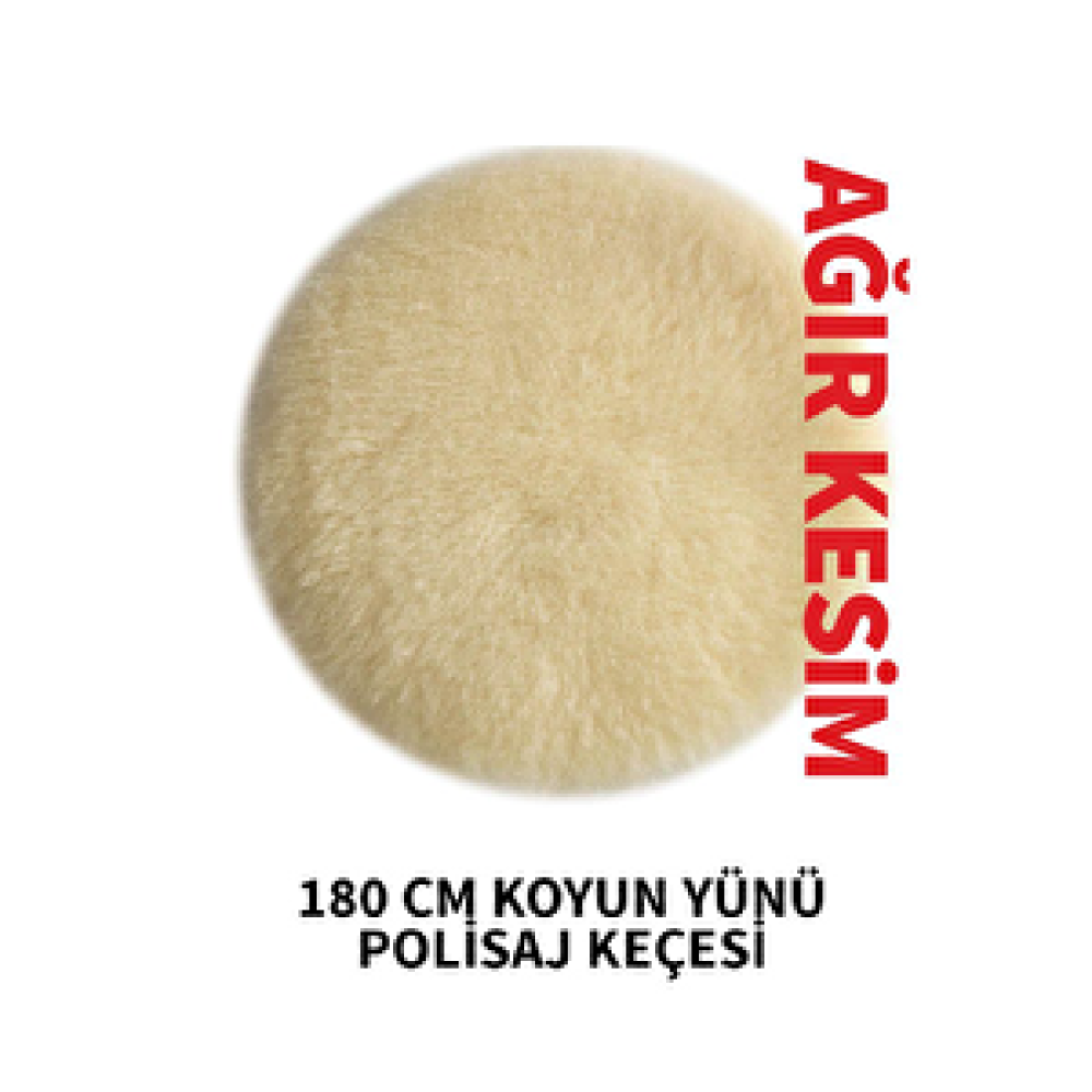 CarWAX Koyun Yünü Polisaj Keçesi Sarı 180 Mm Oto Çizik Giderici Fiyatı