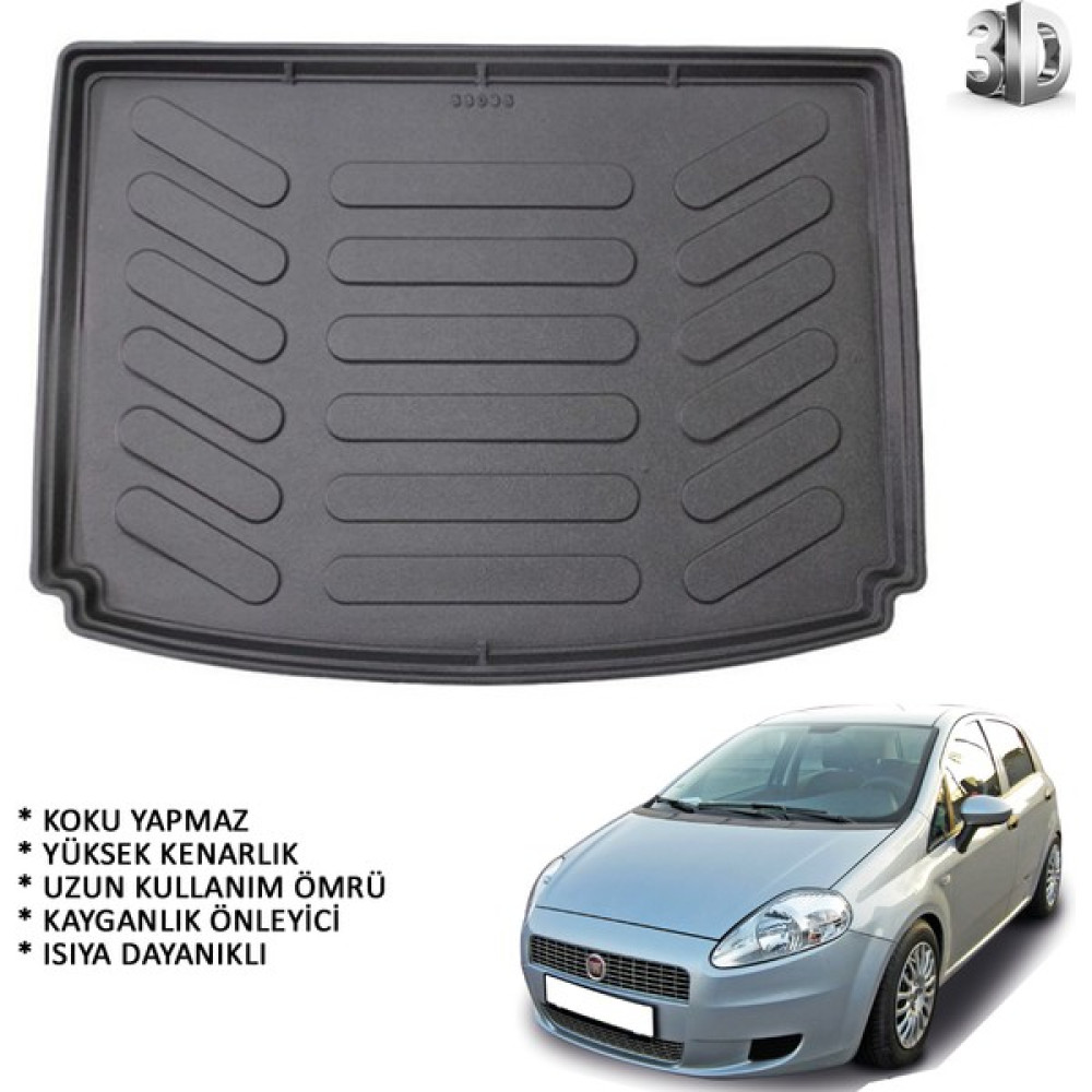 Carx Fiat Grande Punto 3D Bagaj Havuzu 2006 ve Sonrası - Siyah Bagaj Havuzu Fiyatı