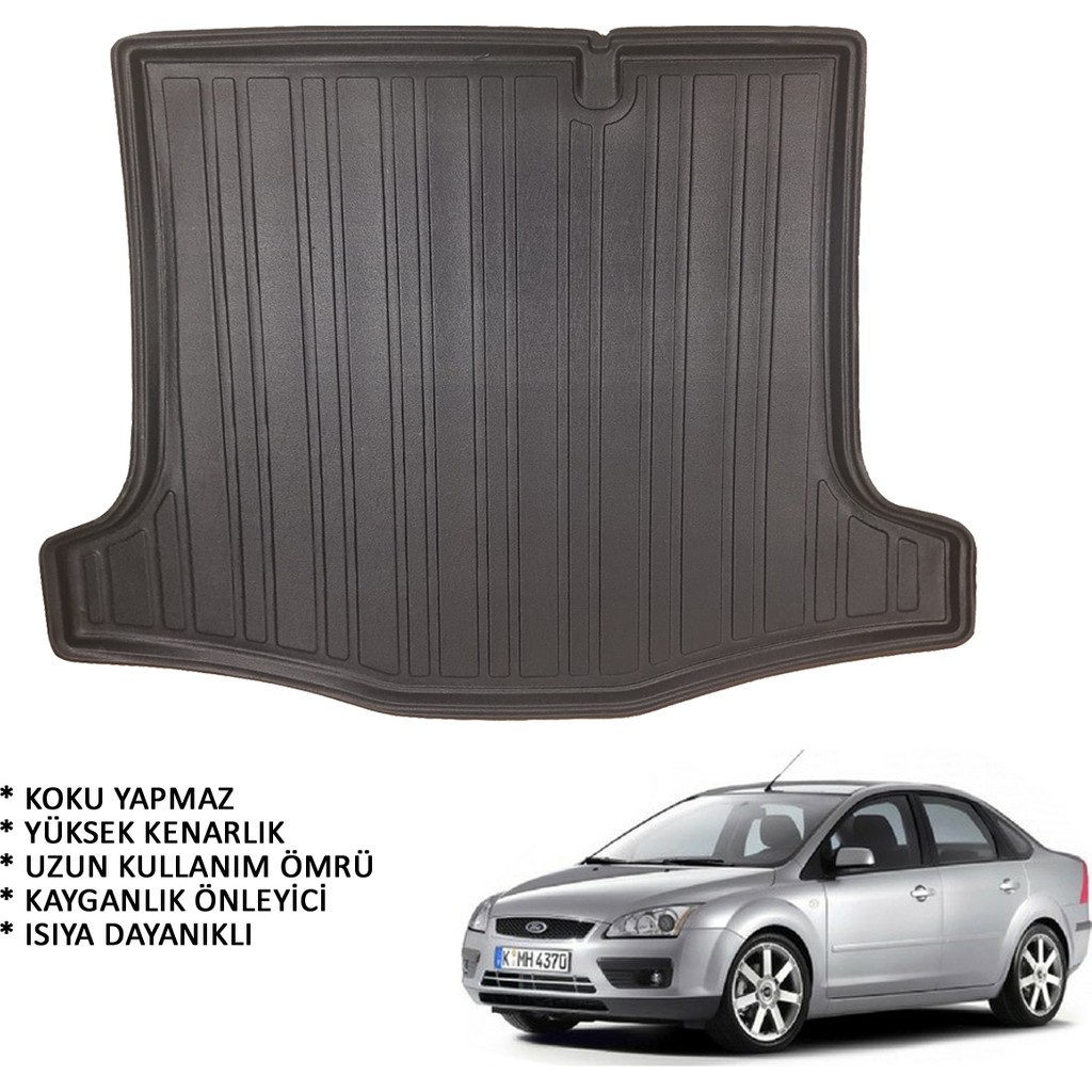 Carx Ford Focus 2 Sedan 3D Bagaj Havuzu (2005-2011) - Siyah Bagaj Havuzu Fiyatı