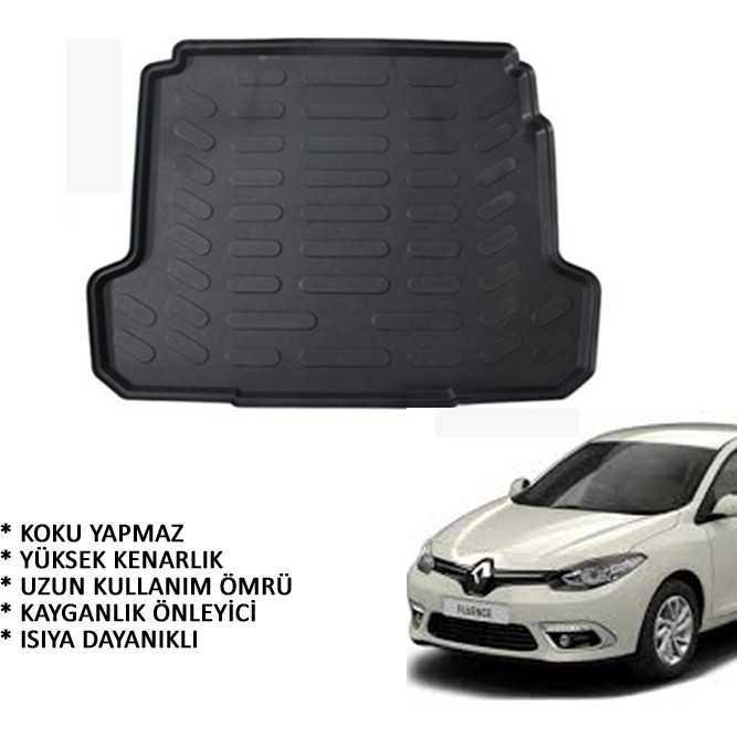 Carx Renault Fluence 3D Bagaj Havuzu (2009 Ve Üzeri) - Siyah Bagaj Havuzu Fiyatı