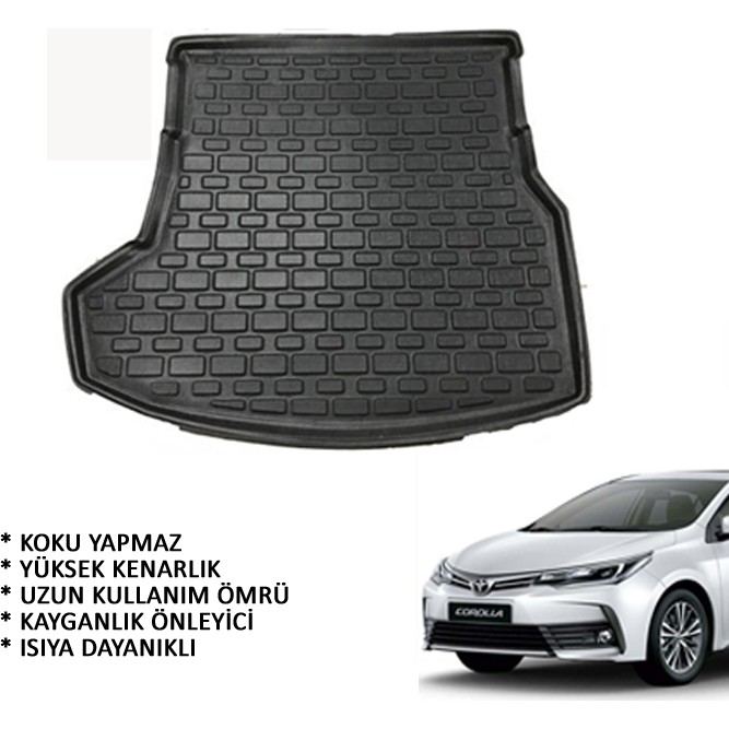Carx Toyota Corolla Sedan 3D Bagaj Havuzu (2013-2017) - Siyah Bagaj Havuzu Fiyatı