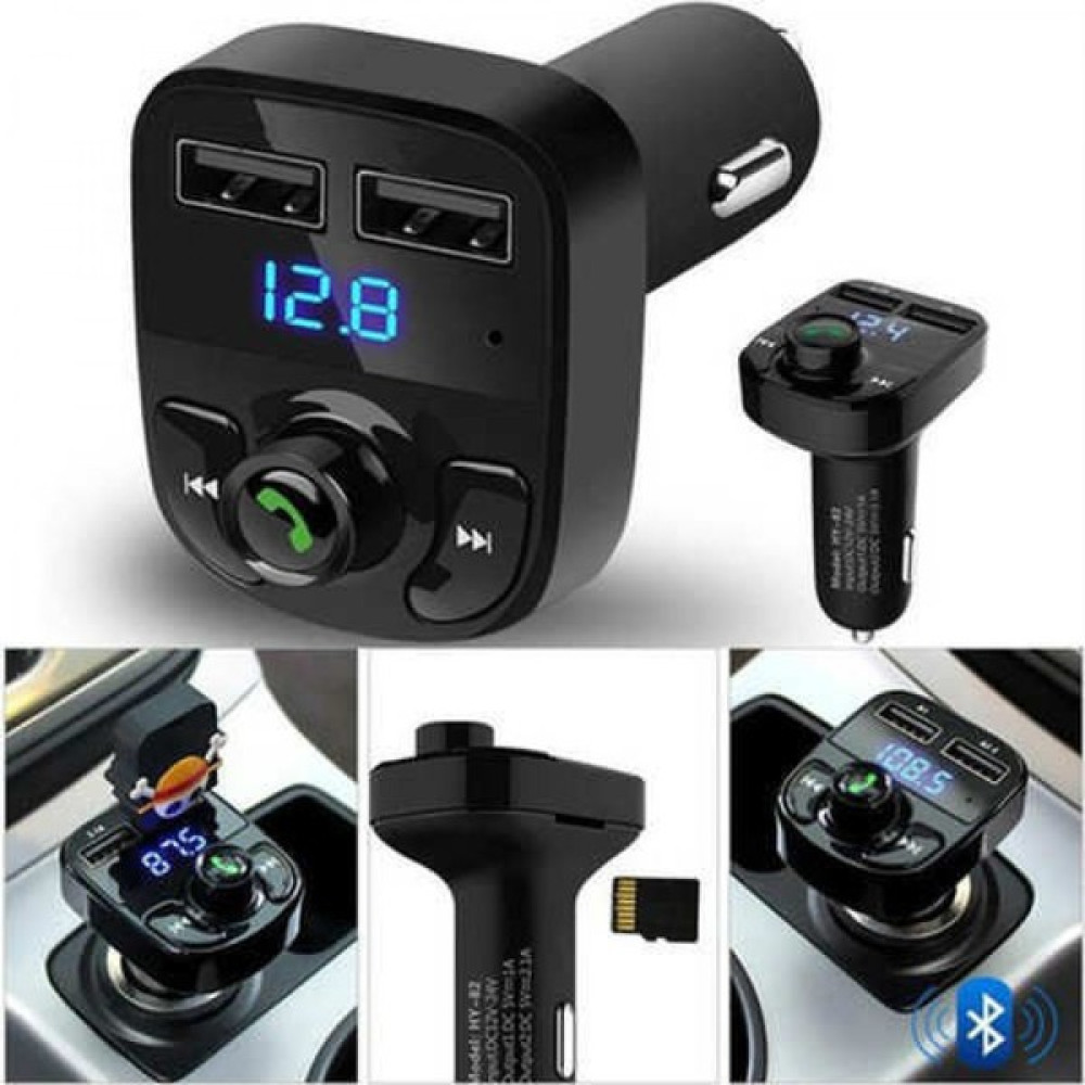 Carx8 Bluetooth Araç Kiti Fm Transmitter - Siyah Oto Görüntü Sistemleri Fiyatı