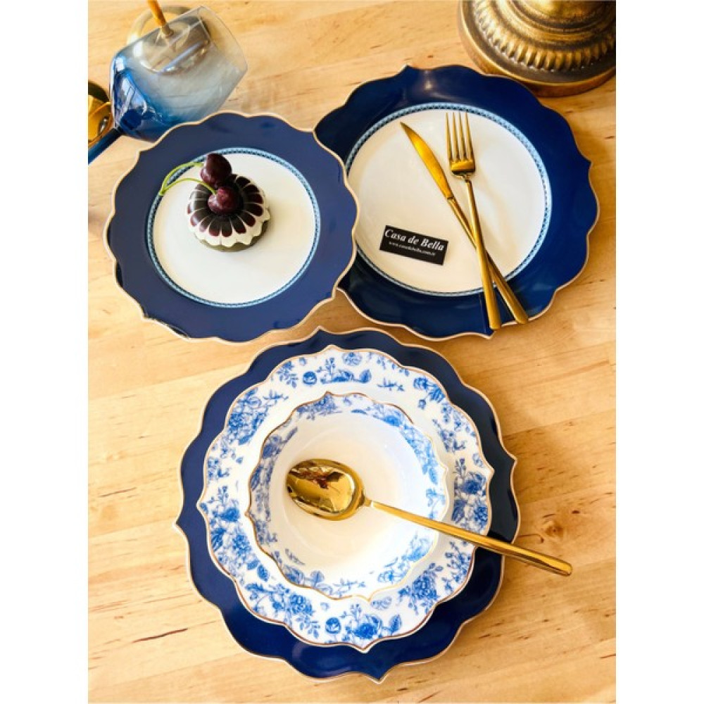 Casade Bella Vintage Bone Porselen 24 Parça 6 Kişilik Yemek Takımı Yemek Takımı Fiyatı