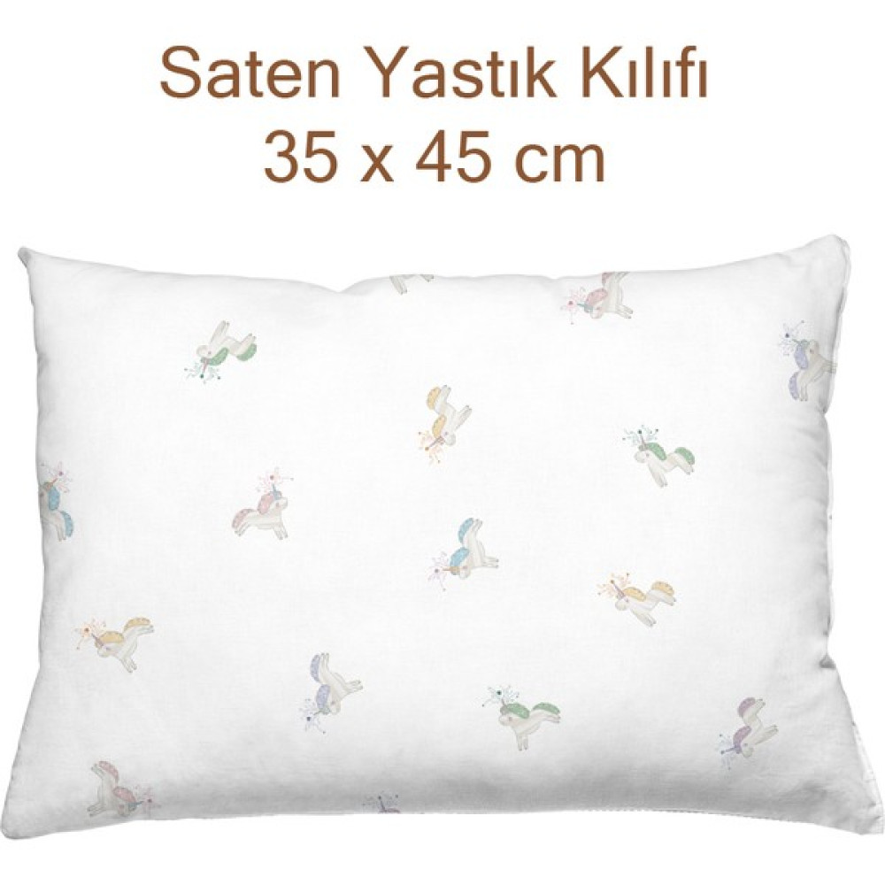 Casadora %100 Pamuk Saten Yastık Kılıfı - 35 x 45 cm - Mor Bebek Yastığı-Kılıfı Fiyatı