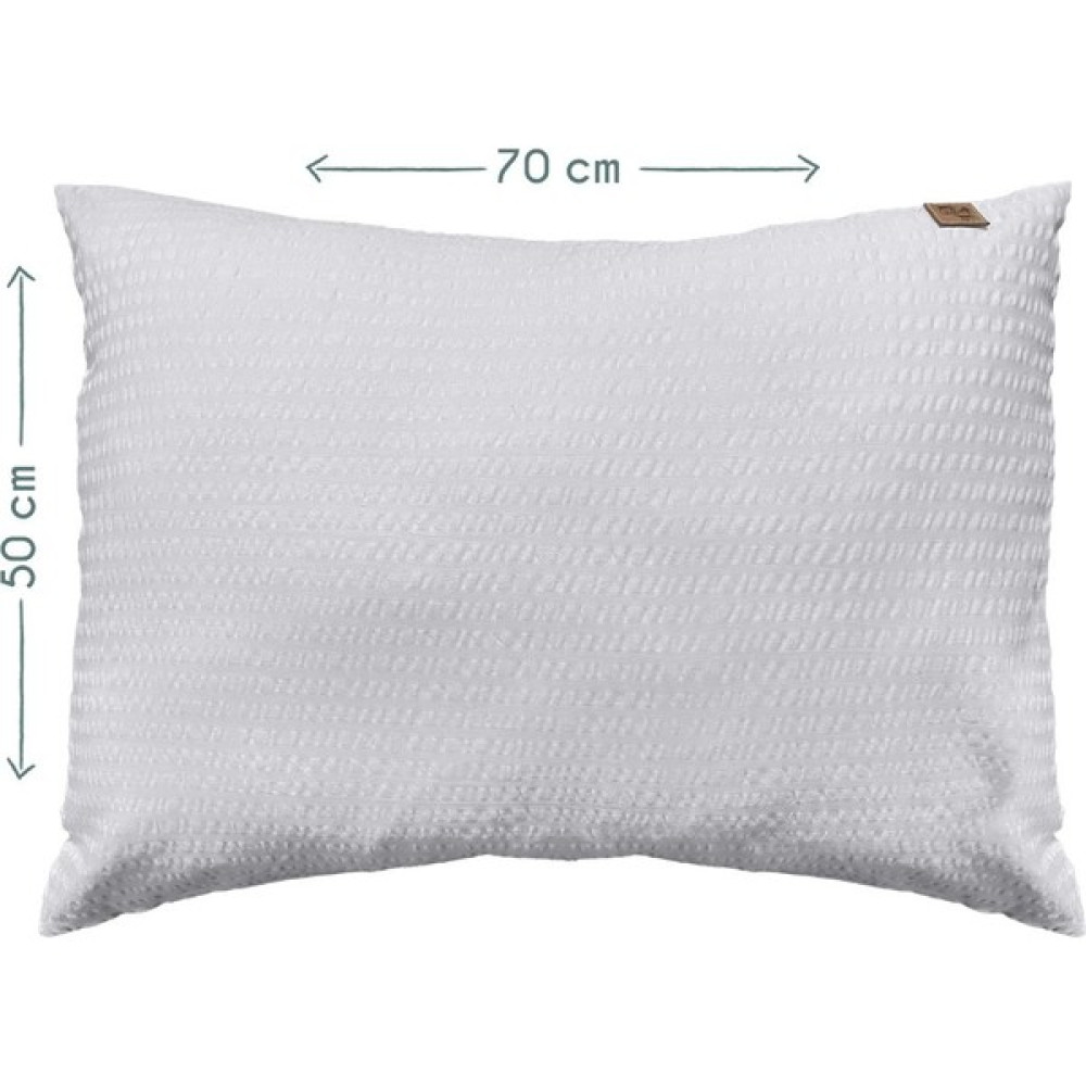 Casadora Baby Pamuk, Poplin Gofre Yastık Kılıfı - 50 x 70 cm - Gri - 50x70 Yastık Kılıfı Fiyatı