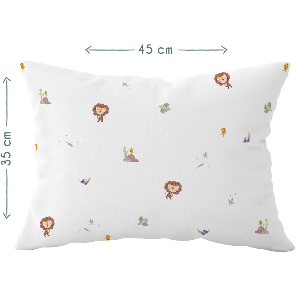 Casadora Baby Simba % 100 Organik Pamuk Saten Yastık Kılıfı 35 x 45 cm - Beyaz Yastık Kılıfı Fiyatı