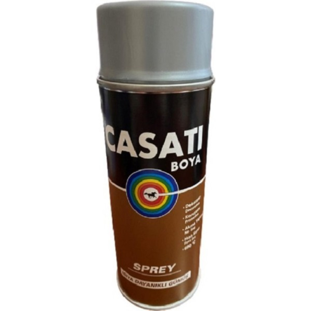 Casati 690 Derece Isıya Dayanıklı Gümüş Gri Sprey Boya 400 ml Gümüş Gri Boya Malzemeleri Fiyatı