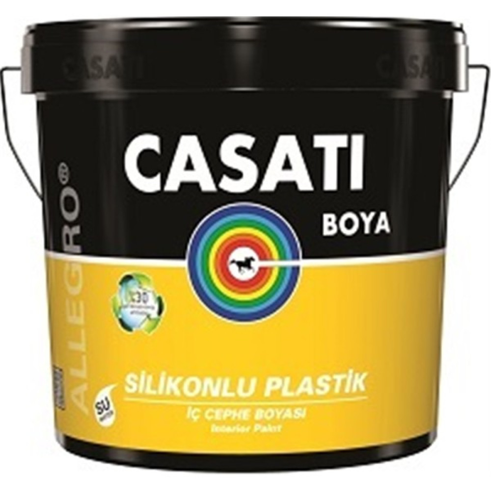 Casati Allegro Silikonlu Plastik Iç Cephe Boyası C326 Opalit 20 kg İç Cephe Duvar Boyası Fiyatı
