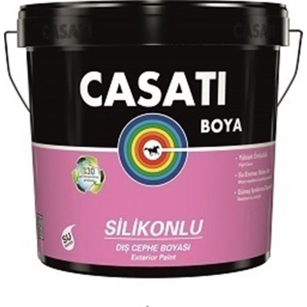 Casati Silikonlu Dış Cephe Boyası C373 Bordo 7,5 Lt - 7.5 LT Oto Boyaları Fiyatı