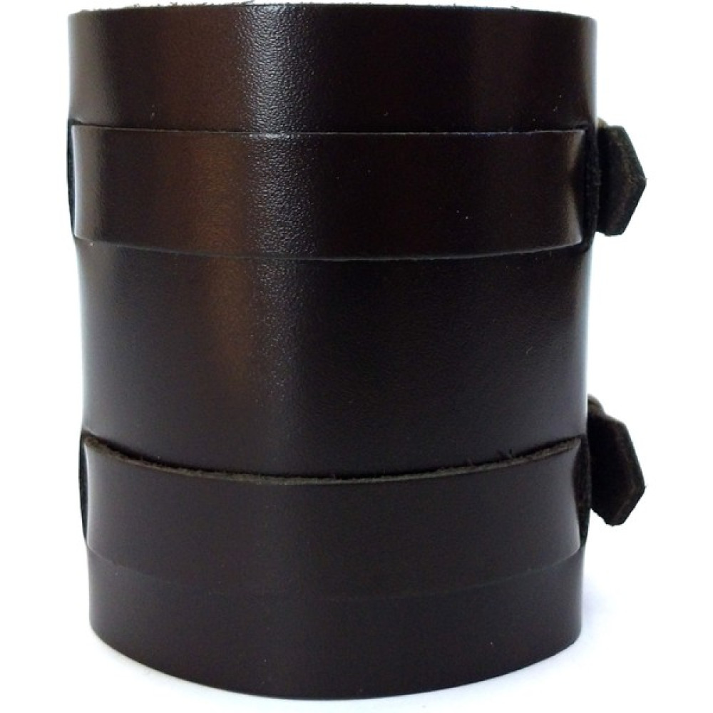 Cascades Leather Hakiki Deri Koyu Kahverengi Geniş Osmanlı Bileklik Saat ve Bileklik Aksesuarı Fiyatı